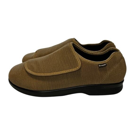 Propet, camel tan corduroy, hook & loop closure, men’s 11.5m, NWOB main image 11